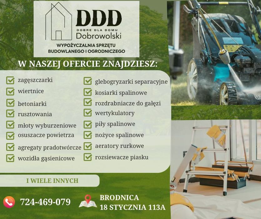 Rębak do gałęzi wynajem