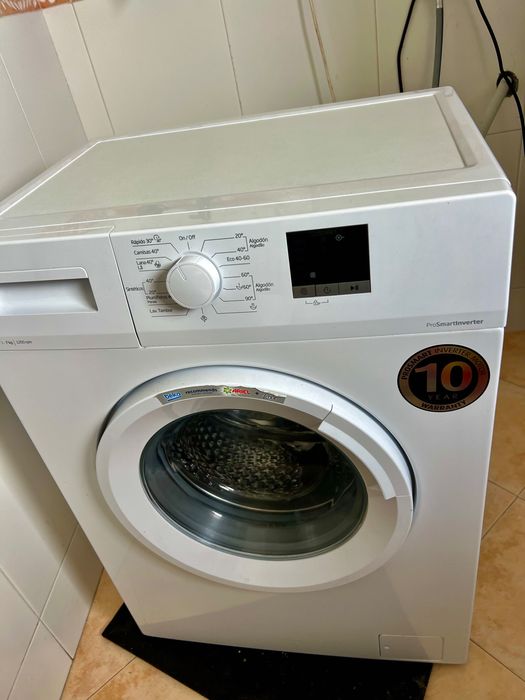 Máquina com pouco tempo de uso