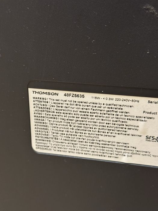 Telewizor Thomson 48 cali Smart TV WiFi TRANSPORT