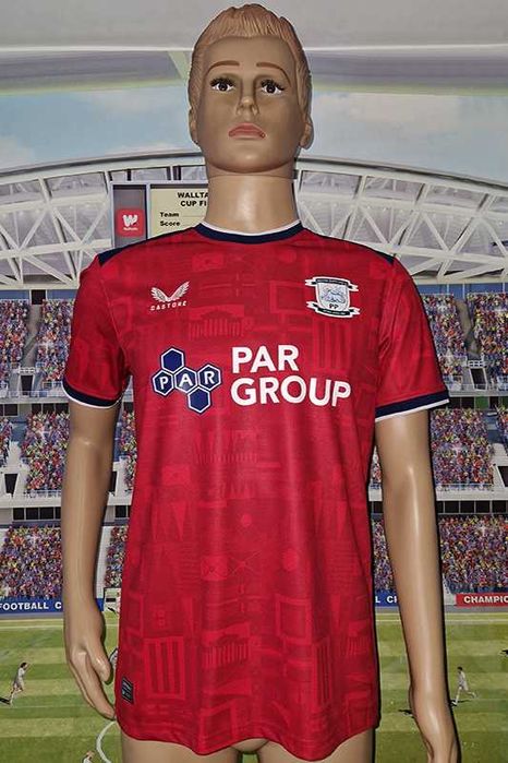 Preston North End Football Club Castore 2023-24 away rozmiar: M-L