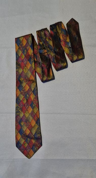 11) Krawaty „GIANNI” VERSACE" Original. Nowy. Kolekcja.