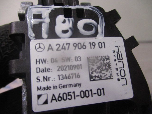 Resistência da chauffage / sofagem MERCEDES-BENZ EQB (X243)