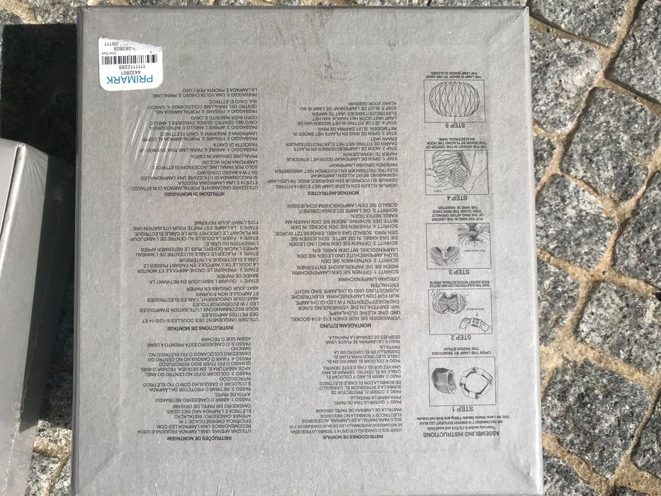 Candeeiros Origami de Papel