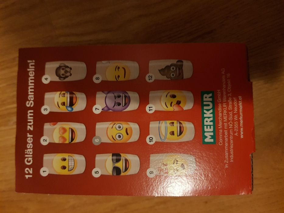 Sprzedam szklanki z emotikonami, na prezent super:)