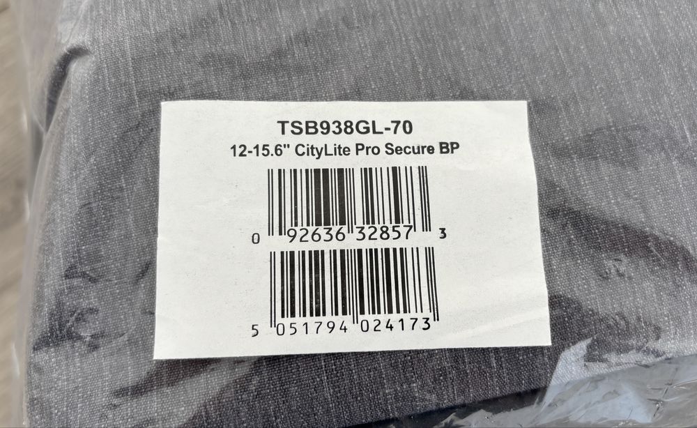 Mochila de Portátil TARGUS CityLite Pro Secure NOVA Cinzenta