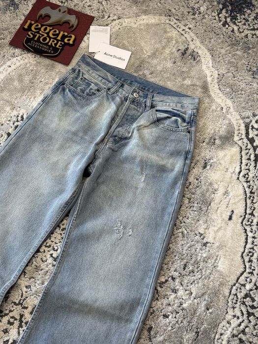 Джинсы Acne Studios bootcut relaxed fit jeans 2021 акне студио flared Широкі Y2K SK8 Skater