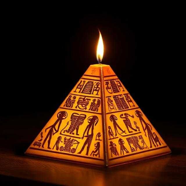 Vela Piramide Guiza Egipto incenso disponível 500gr
