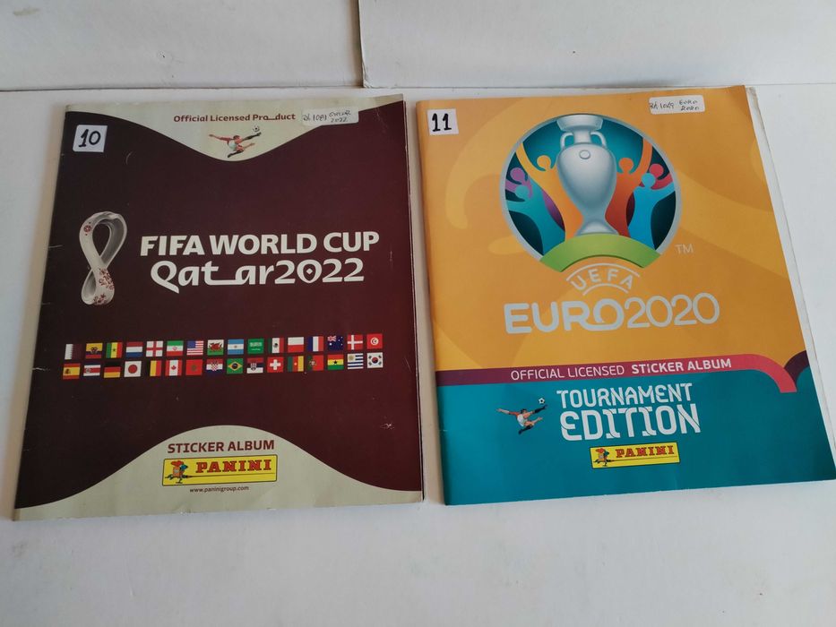 Cadernetas de Futebol “Panini” incompletas