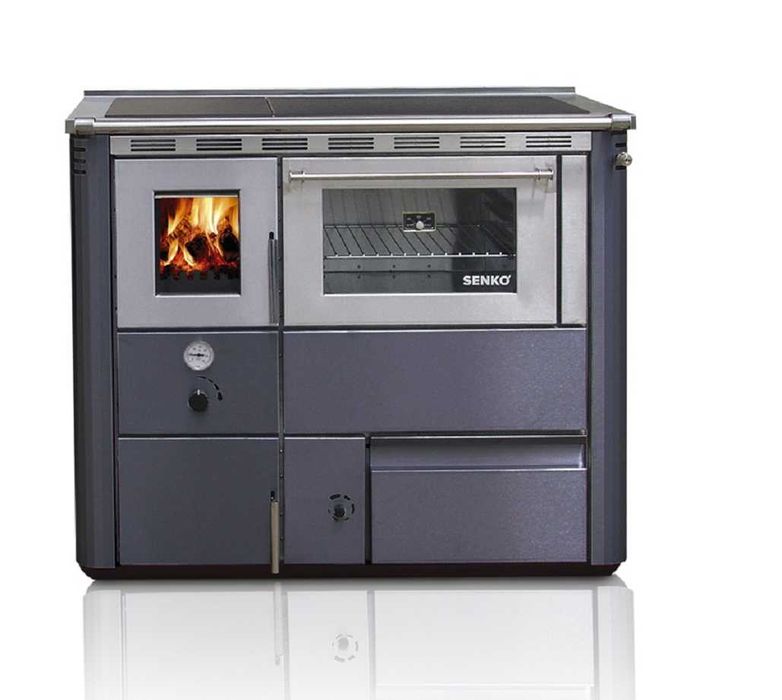 Kuchnia z funkcją c.o. Senko C-25 antracyt prawa