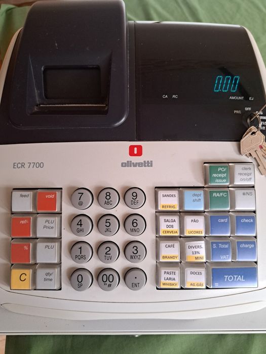 Caixa registadora OLIVETTI  ECR 770