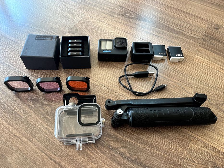 GoPro Hero 11 Black + 2 Baterias + Filtros ND + Caixa Estanque | Como Nova