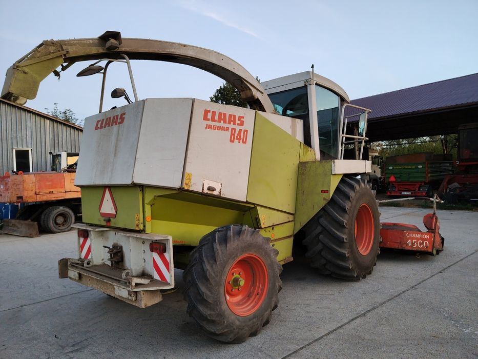 Claas Jaguar 840 + kemper
