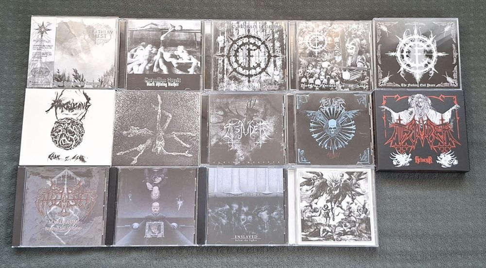 Norweski black metal Carpathian Forest, Tsjuder, Enslaved, 1349 CD