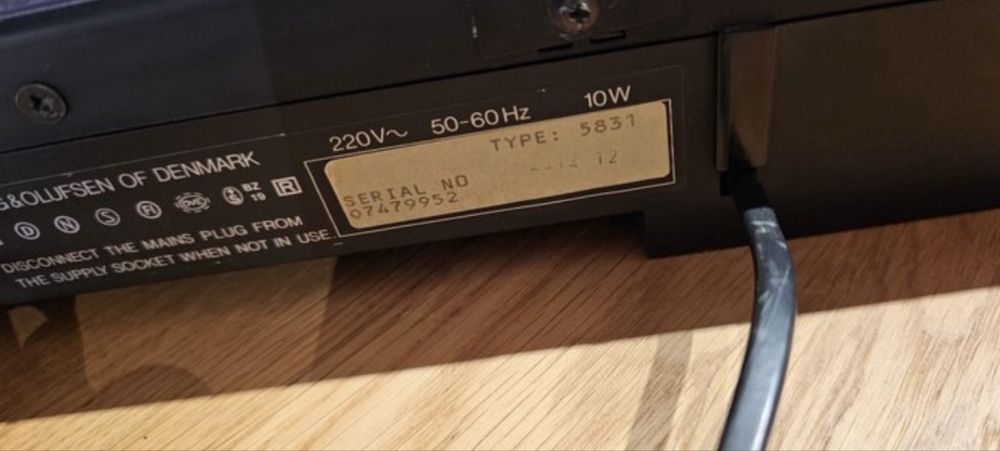 Bang and Olufsen Beogram RX2 com MMC 5