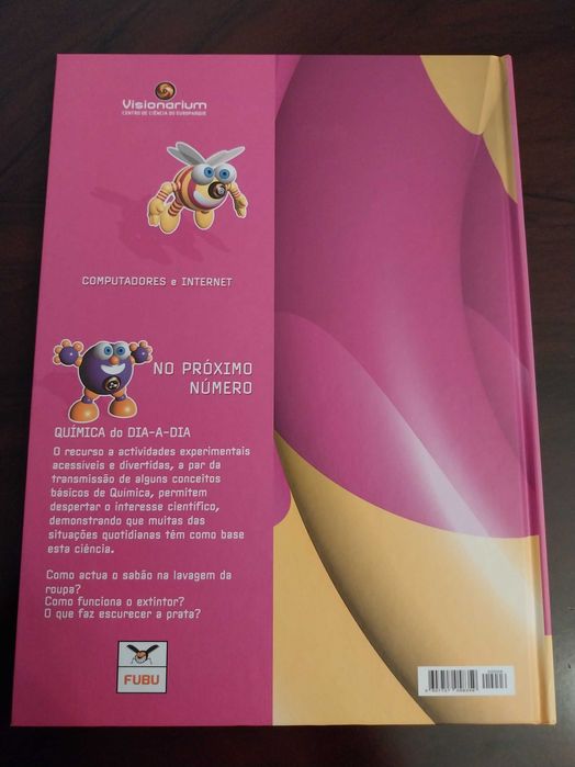 Livro pedagógico + DVD "Computadores e Internet", Enciclopédia Multimédia, Odisseia da Ciência (Volume 6)