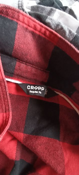 Koszula w kratę Cropp rozm L zestaw