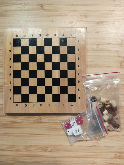 Mini tabuleiro jogos em madeira