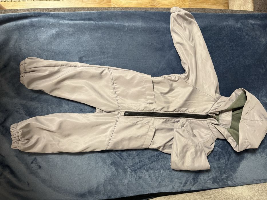 Дитячий демісезонний комбінезон сліп, світло -сірого кольору