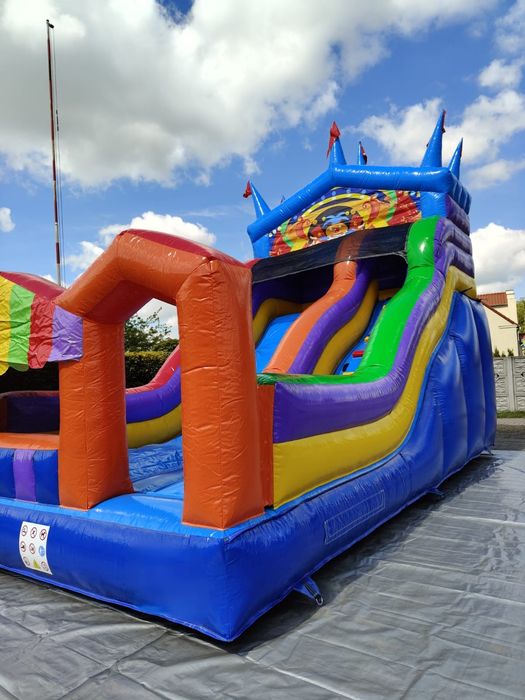 Zamek dmuchany zjeżdżalnia urodziny komunia wesele wynajem