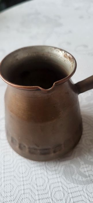 Miedziany tygielek Stary zabytkowy