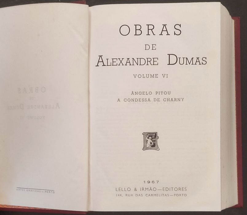 Obras de Alexandre Dumas (vols. VI, VII, VIIII)