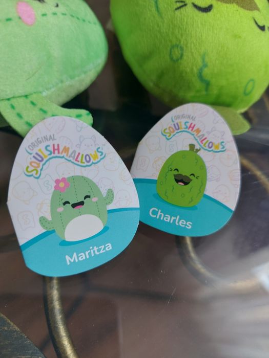 Squishmallows Maritza Charles mini maskotki McDonald's kolekcjonerskie