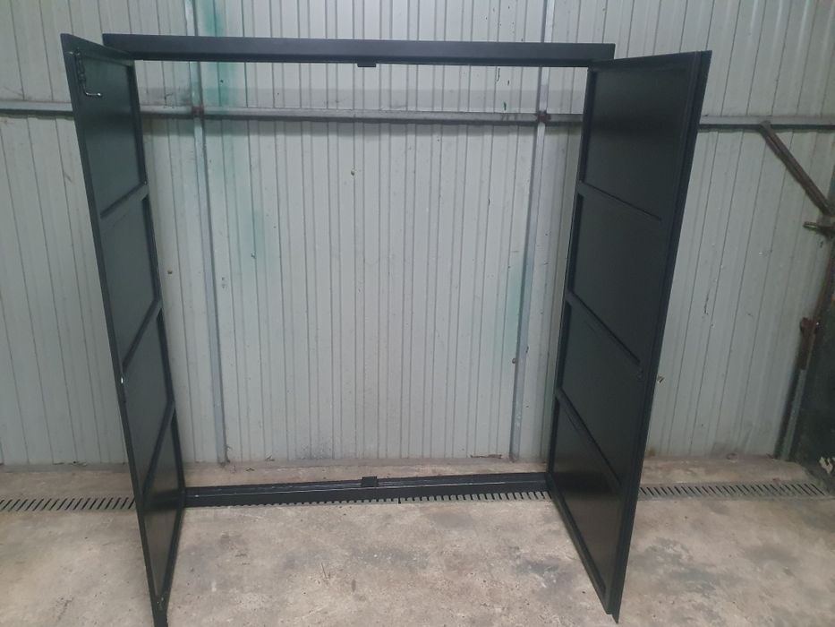 Porta dupla com aro