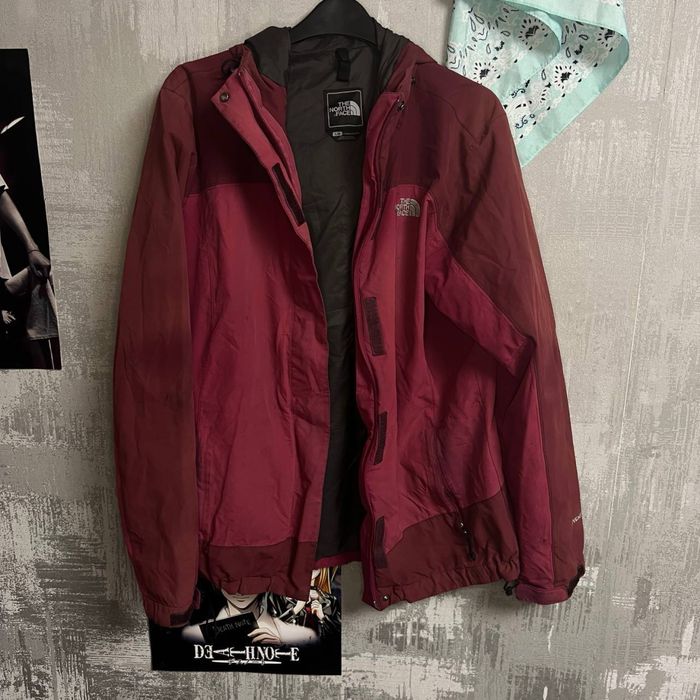 ‼️-50%‼️ Куртка tnf ветровка бардовая съемной флисокой