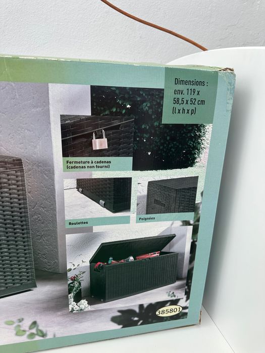 Baú de arrumação de jardim