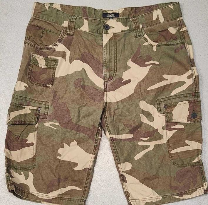 Wr) EASY oryginalne spodenki moro bojówki Roz.36