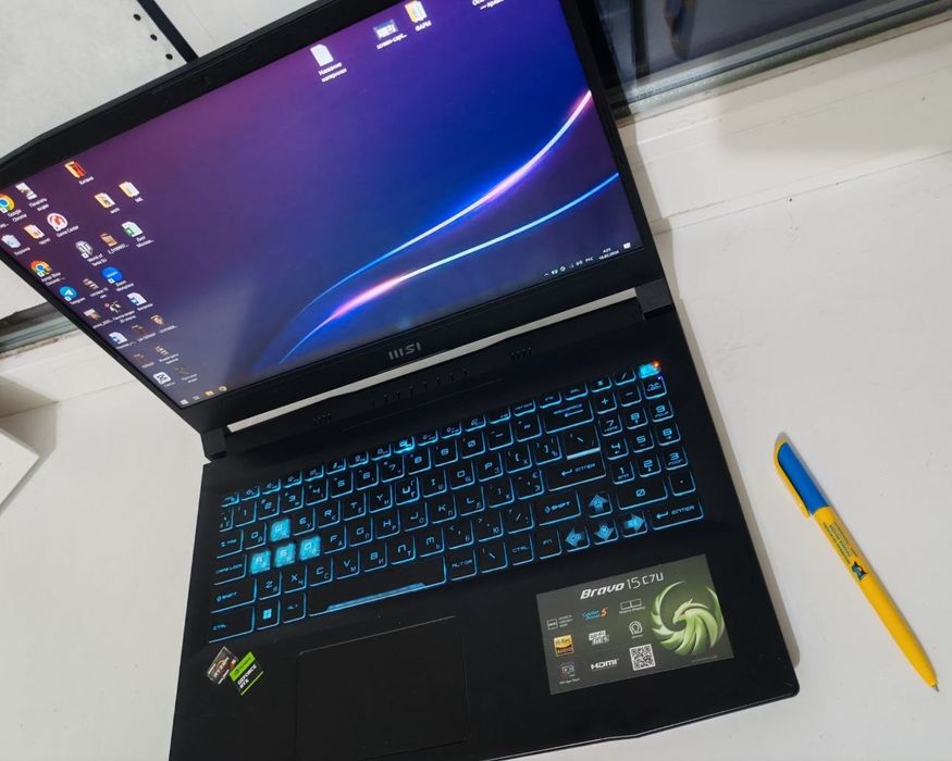 MSI Bravo 15 C7U RTX Ryzen / Идеал / Коробка / Торг