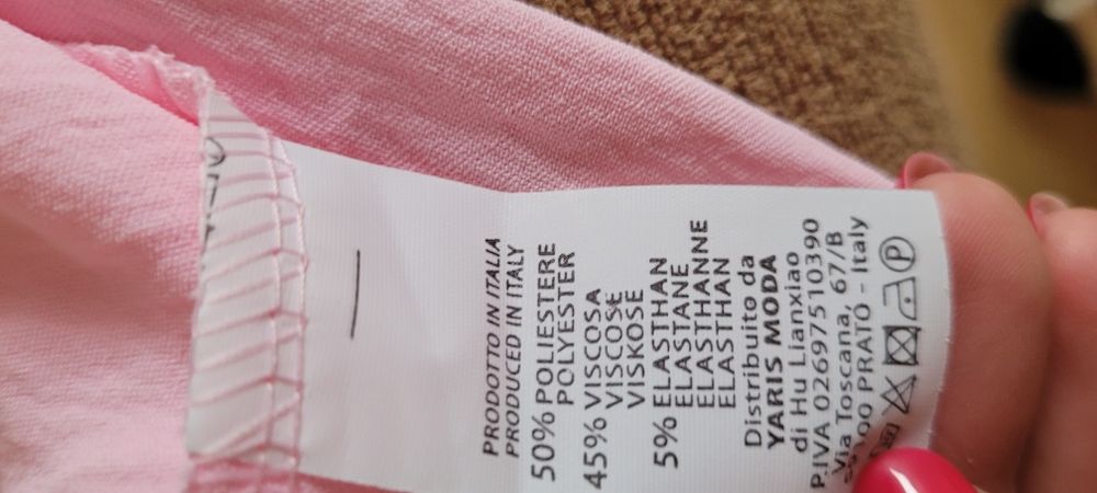 Bluzka damska rozowa