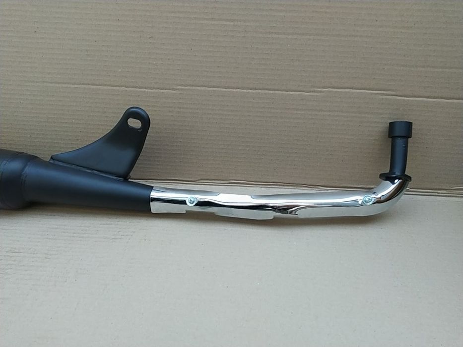 Глушник мопеда Альфа, Дельта, Актив 110/125 куб чорний