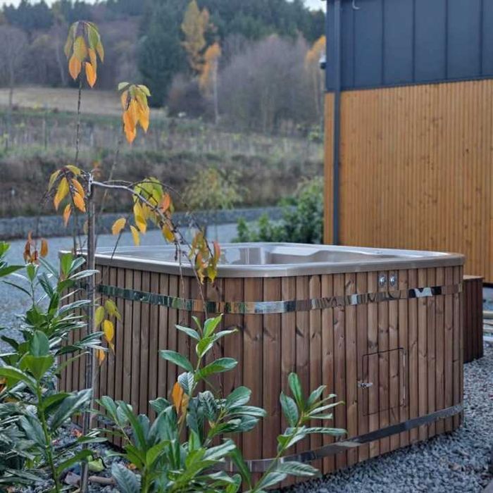 TERMODREWNO do obicia balii ogrodowej | Deska poddana obróbce termicznej do jacuzzi bani | Thermodrewno | Thermowood | Balia Technic