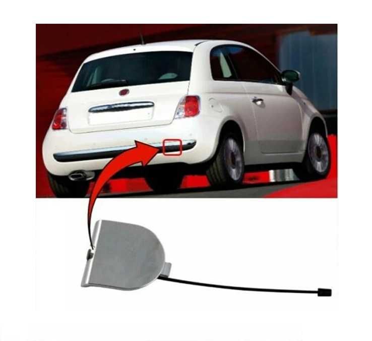 Tampa gancho de reboque Fiat 500 500C, de 2007 a 2012 Novo