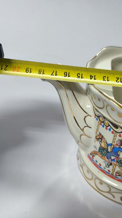 Imbryk porcelanowy SADLER "Karuzela". England.
