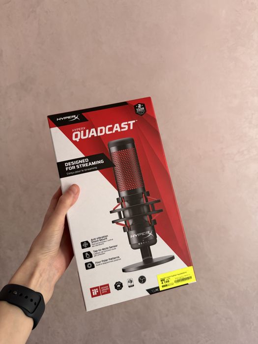 микрофон HyperX QuadCast USB