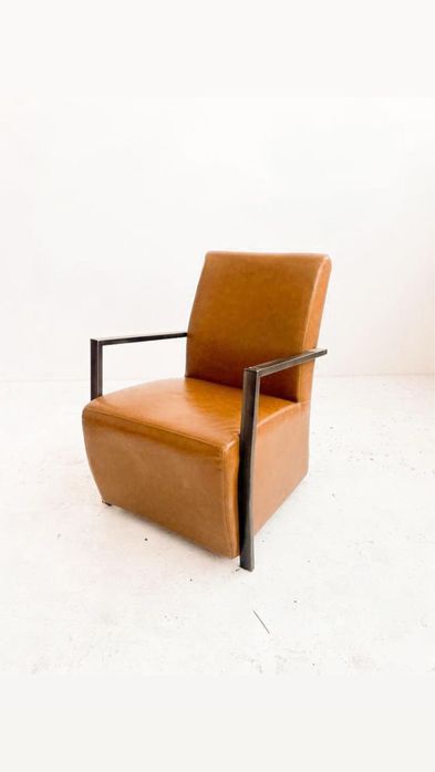 Fotel brązowy vintage loft