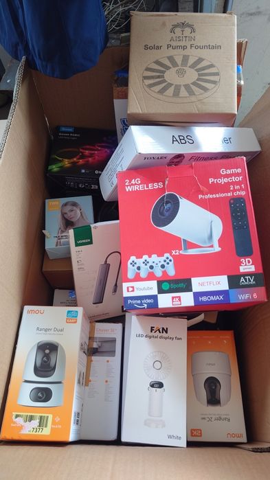 Zwroty Amazon BOX mix NOWA DOSTAWA Elektronika Dom AGD Sport Kat. ABC