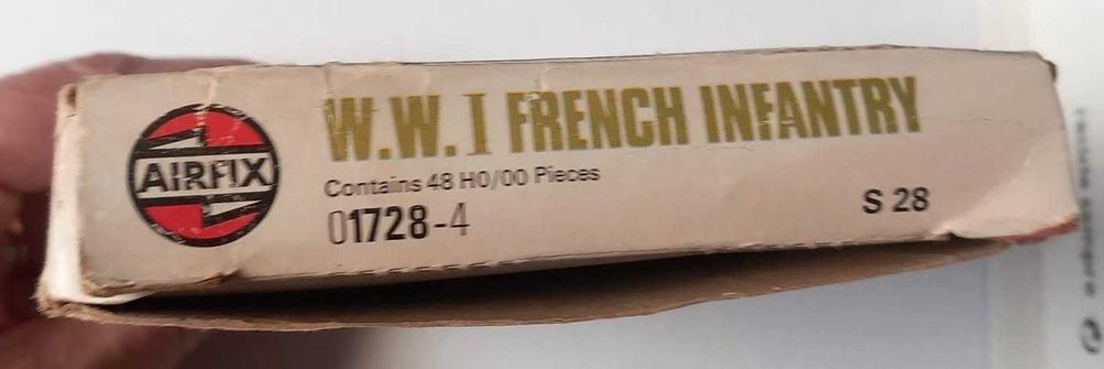 Soldadinhos Airfix World War I French Infantry HO/OO, Wargames