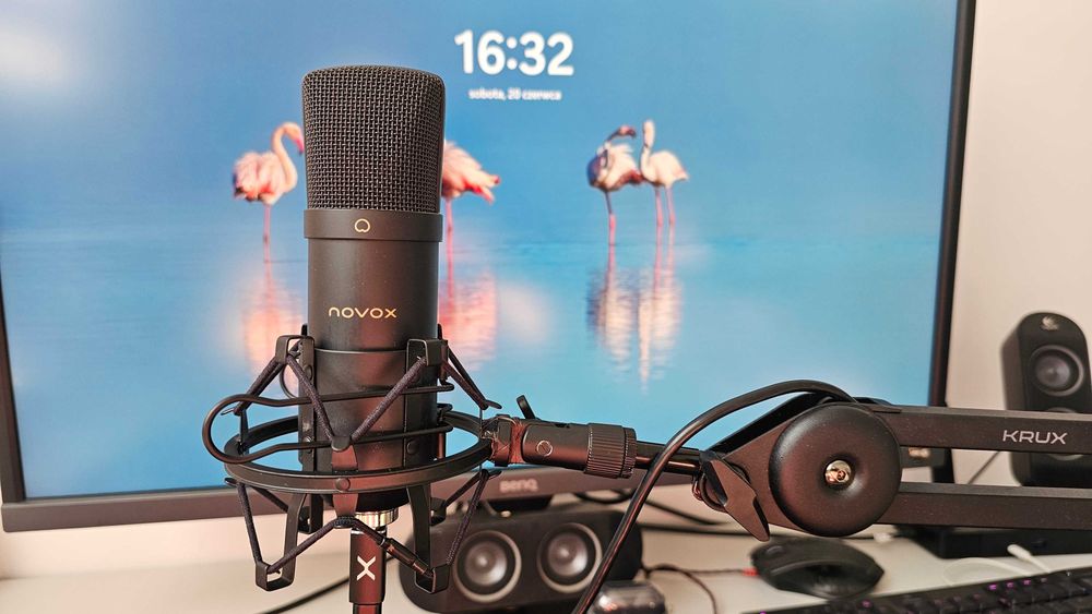 Mikrofon Novox NC-1 + koszyk antywstrzasowy