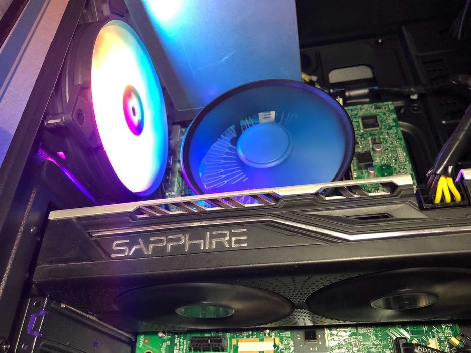 Игровой ПК Intel i7/16Gb/RX570/SSD256+500 компьютер системный блок