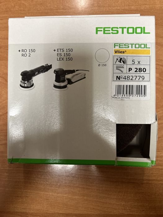 Krążki  z włókniny szlifierskiej P280 x 5 szt Festool