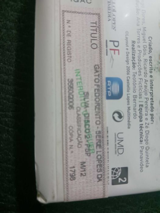 Gato Fedorento para PSP (formato UMD)