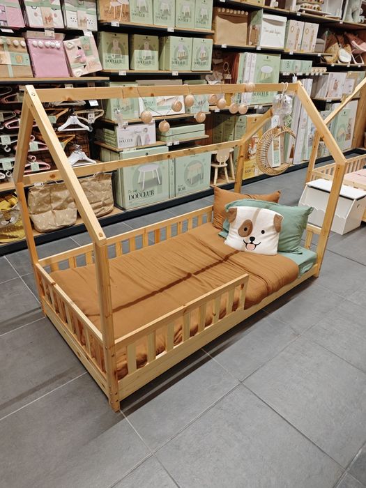 Cama Montessori Madeira Pinho Hôma