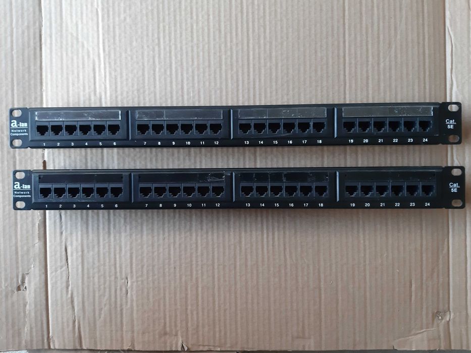 Patchpanel 24 porty 19U