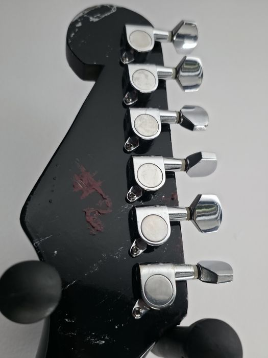 Gitara elektryczna stratocaster splatter blood
