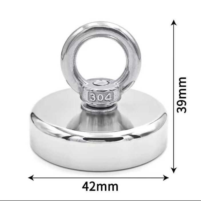 Неодимовый магнит рыболовный круглый д42