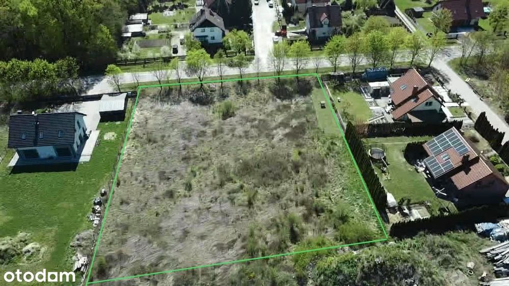Działka budowlana 3000 m² w otoczeniu lasu