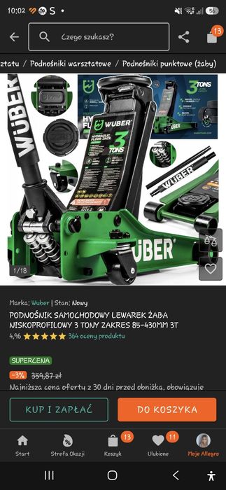 Podnosnik i kobylki samochodowe